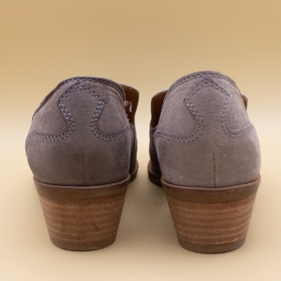 Lucky Brand Merlyin Brown Western Cut Out Slip On Ankle Boots Women's Size 6.5 - Picture 4 of 8